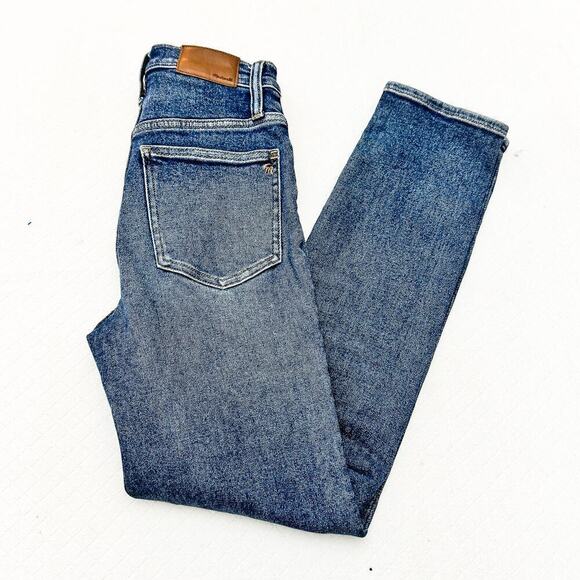 Madewell The Perfect Vintage Jean Wash Dark Denim Zip Fly Size 24 - Picture 8 of 8